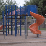 old playground at purple heart park fails inspection, will be removed