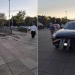 Driver crashes into fence of children's playground after losing control in Sheffield car park