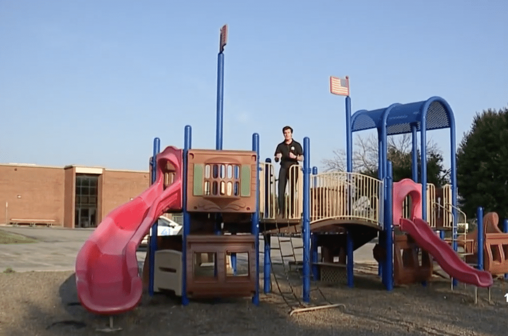 PLAYGROUND TO BE RELOCATED